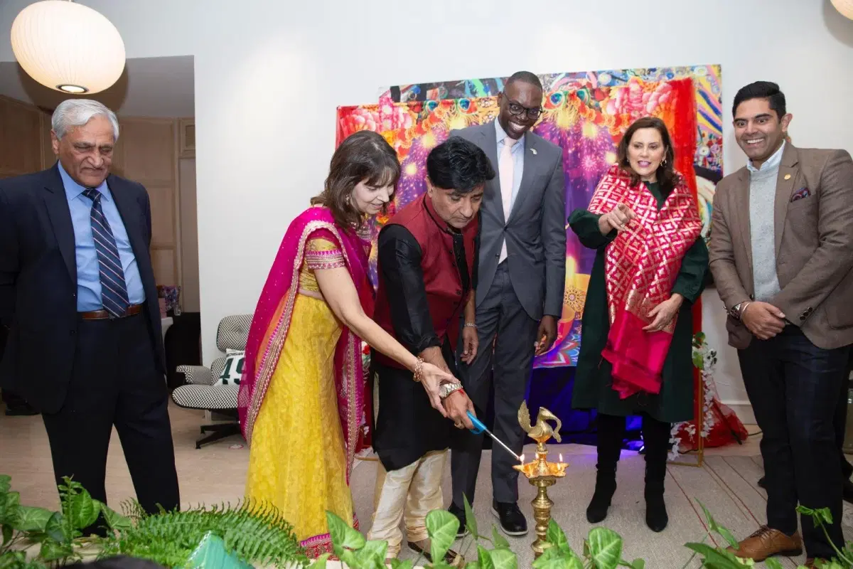 Diwali 2023 @ Governor Gretchen Whitmer's Residence photo 11